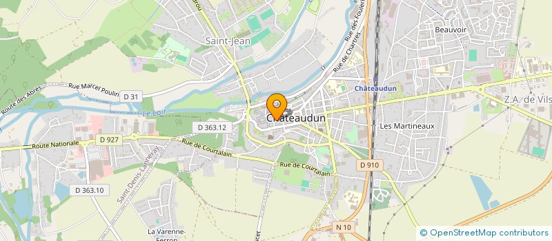 localisation de l'entreprise MADAME MYRIAM VERCOUSTRE à CHATEAUDUN