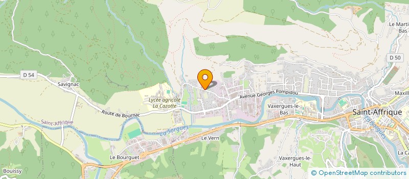 localisation de l'entreprise MADAME MYRIAM VEYRAC  SAINT-VICTOR-ET-MELVIEU