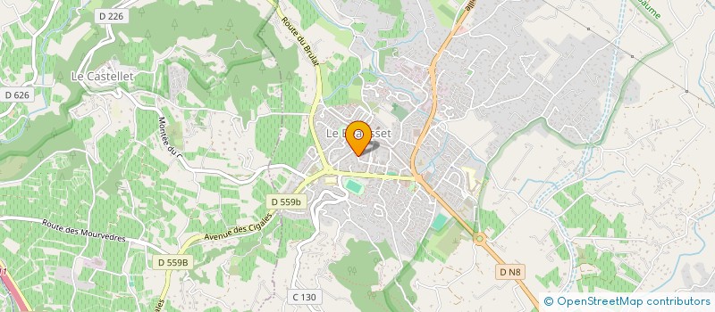 localisation de l'entreprise MADAME MYRIAM VINCLER  LE BEAUSSET