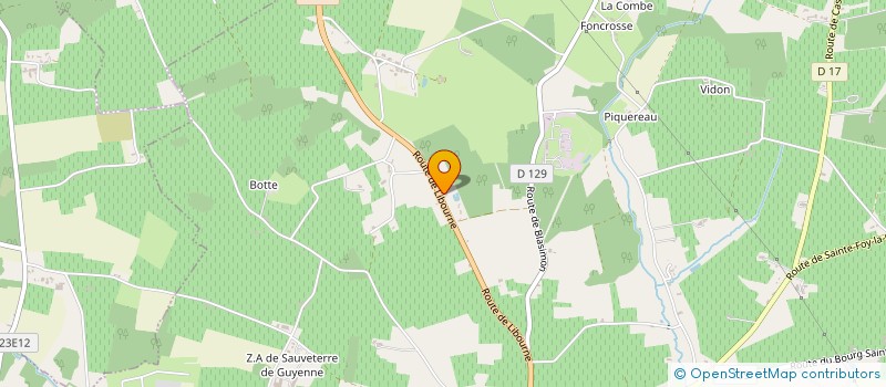 localisation de l'entreprise MADAME MYRIAM VOISIN  SAUVETERRE-DE-GUYENNE