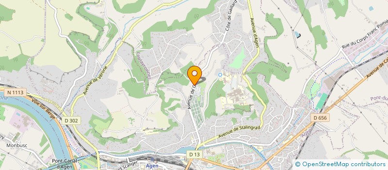 localisation de l'entreprise MADAME MYRIAM WALTER  AGEN