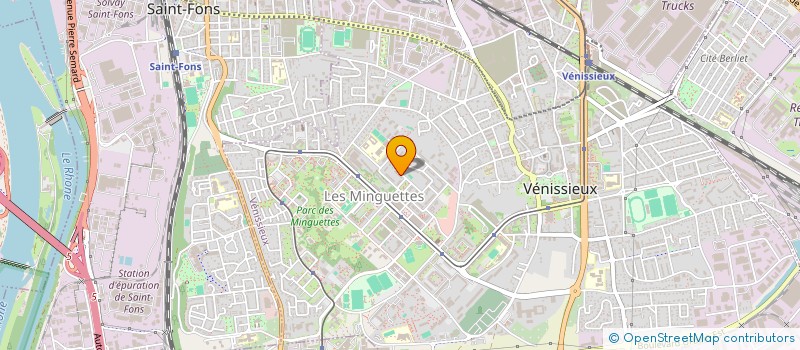 localisation de l'entreprise MADAME MYRIAM YACHOU  VENISSIEUX