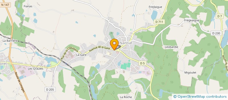 localisation de l'entreprise MADAME MYRIAM YAHIAOUI à NANTIAT