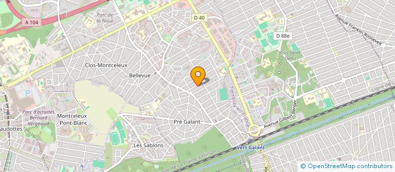 localisation de l'entreprise MADAME MYRIAM YAHIAOUI  VILLEPINTE