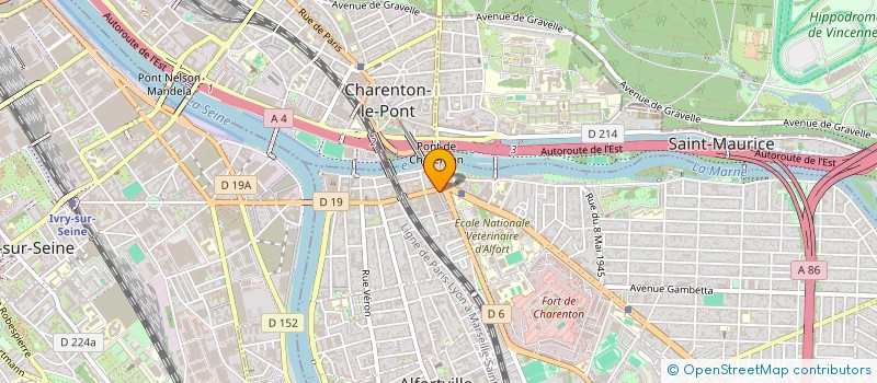 localisation de l'entreprise MADAME MYRIAM ZLOTNIK  MAISONS-ALFORT