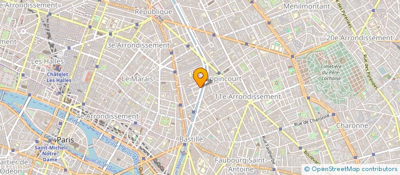 localisation de l'entreprise MADAME MYRIAM ZMERLI  PARIS