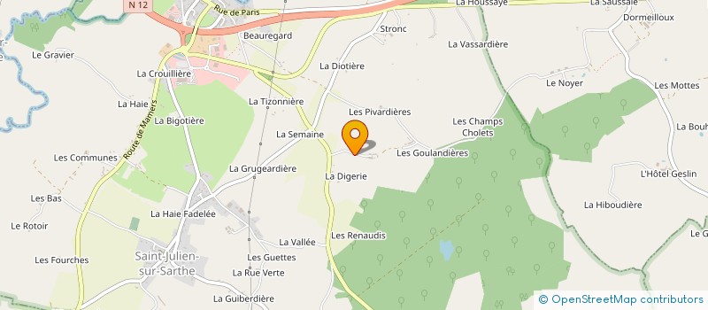 localisation de l'entreprise MADAME MYRIAM ZOUIOUECHE à SAINT-JULIEN-SUR-SARTHE