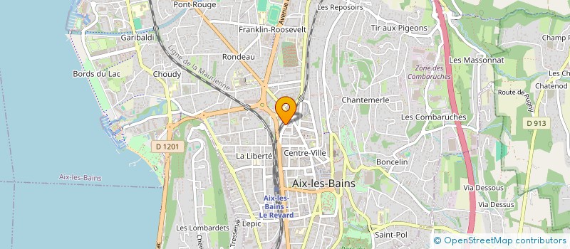 localisation de l'entreprise MADAME MYRIAM ZUNINO  AIX-LES-BAINS