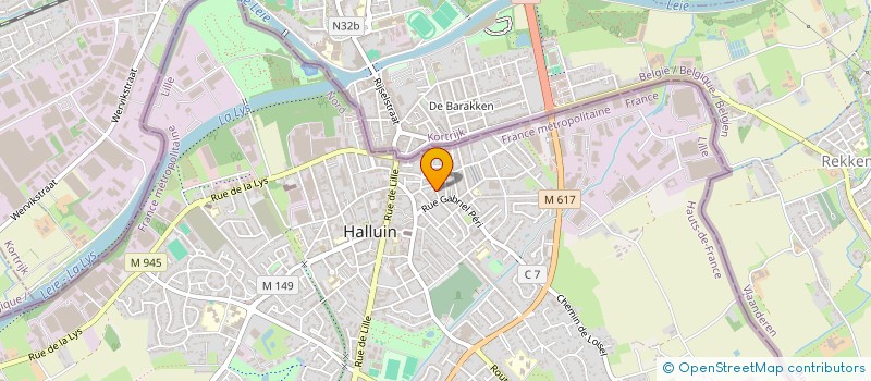 localisation de l'entreprise MADAME MYRIAME FARISS à HALLUIN