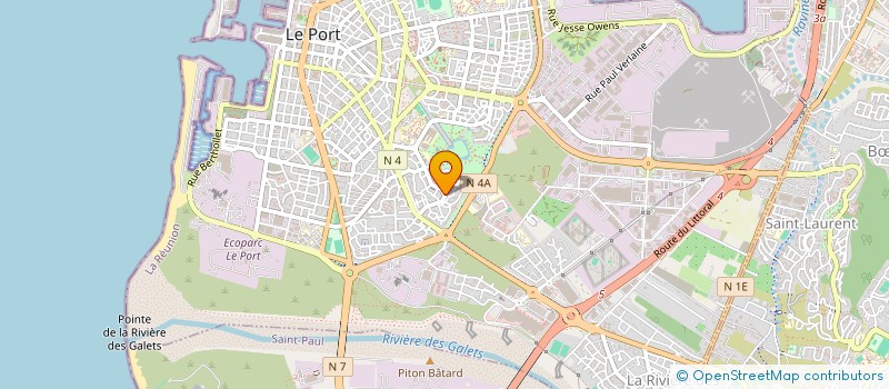 localisation de l'entreprise MADAME MYRIAME PAULINE  LE PORT