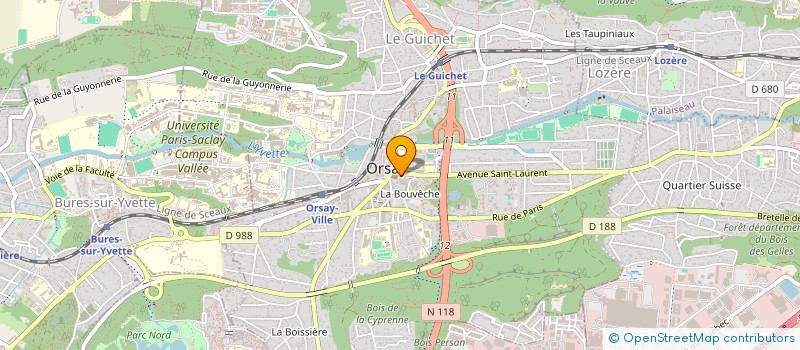 localisation de l'entreprise MADAME MYRIANE LAMBERT à ORSAY