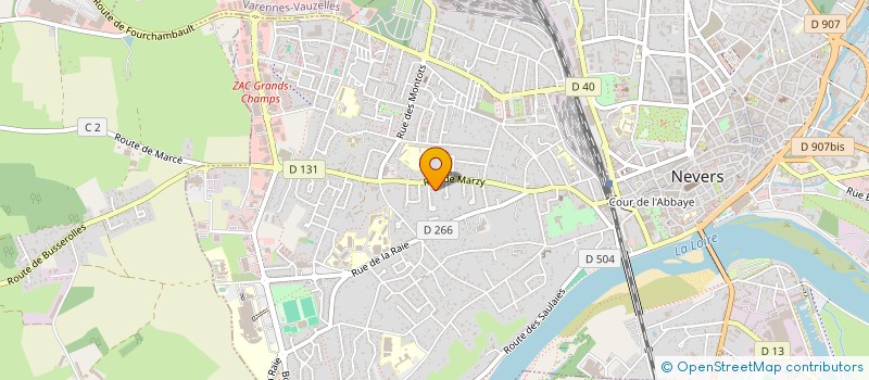 localisation de l'entreprise MADAME MYRIANNE MONTOUT à NEVERS