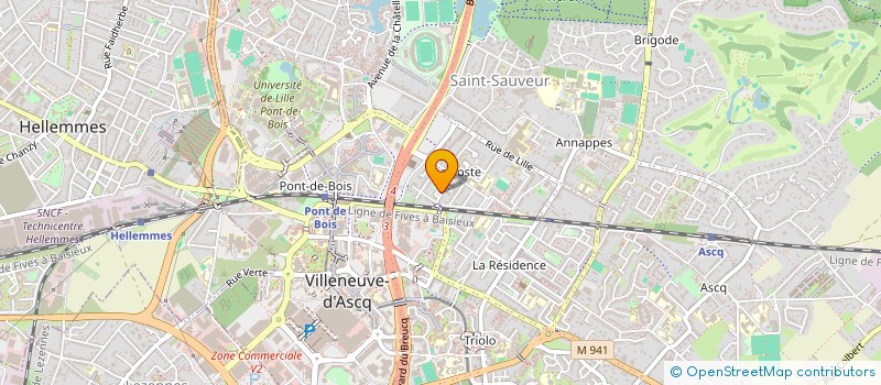 localisation de l'entreprise MADAME MYRIEM ABDELLAOUI à VILLENEUVE-D'ASCQ