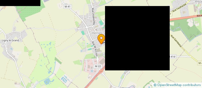 localisation de l'entreprise MADAME MYRIEM CAMBERLEIN  HERLIES