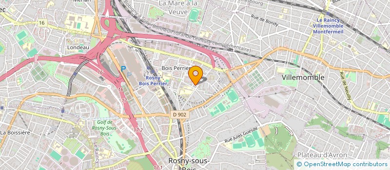 localisation de l'entreprise MADAME MYRIEM DACHRAOUI à ROSNY-SOUS-BOIS