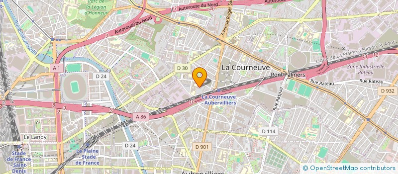 localisation de l'entreprise MADAME MYRIEM DRISSI à LA COURNEUVE