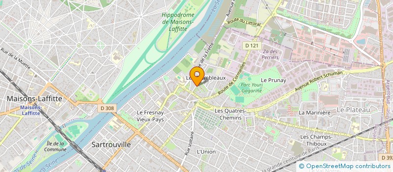 localisation de l'entreprise MADAME MYRIEM HOMM à SARTROUVILLE