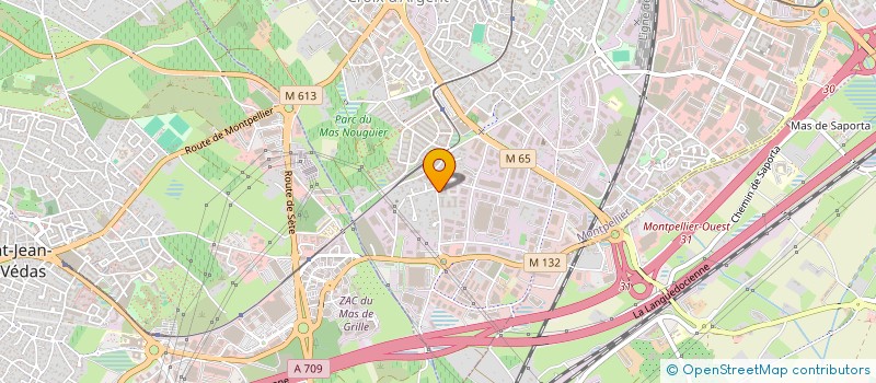 localisation de l'entreprise MADAME MYRIEM KHENNOUS  MONTPELLIER