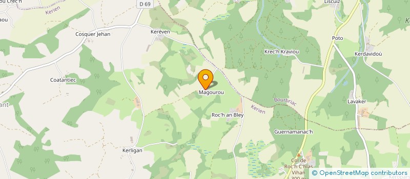 localisation de l'entreprise MADAME MYRIEM PRUVOST  KERIEN