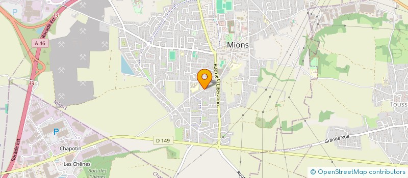 localisation de l'entreprise MADAME MYRLANDE CADET  MIONS