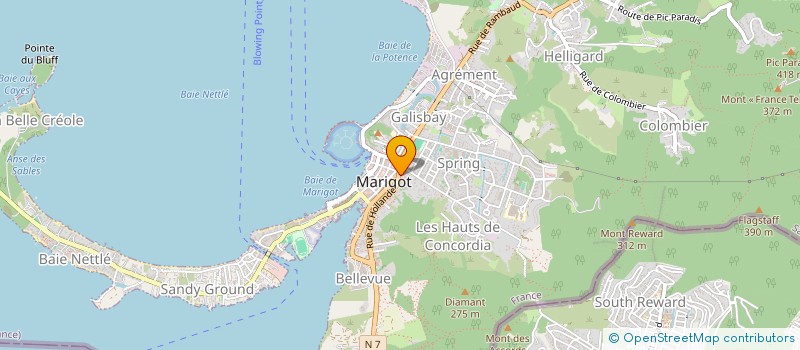 localisation de l'entreprise MADAME MYRLANDE JEAN à SAINT MARTIN