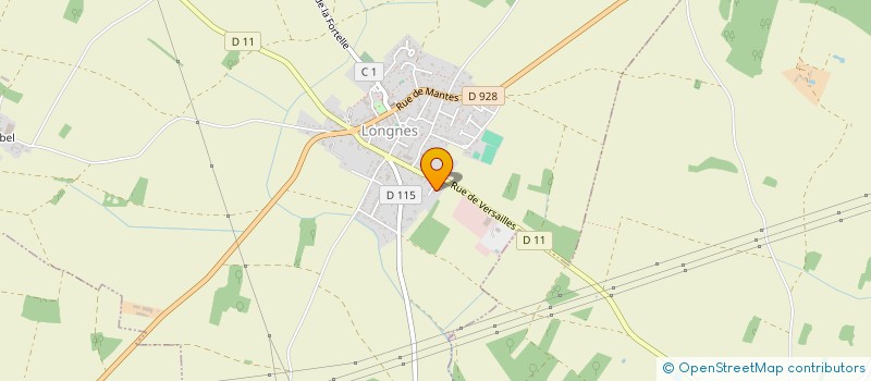 localisation de l'entreprise MADAME MYRLENE BAZILE  LONGNES