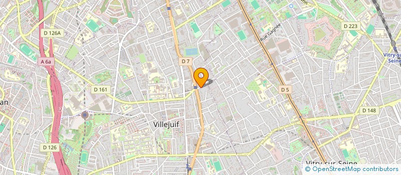 localisation de l'entreprise MADAME MYRLENE CONSTANT  VILLEJUIF
