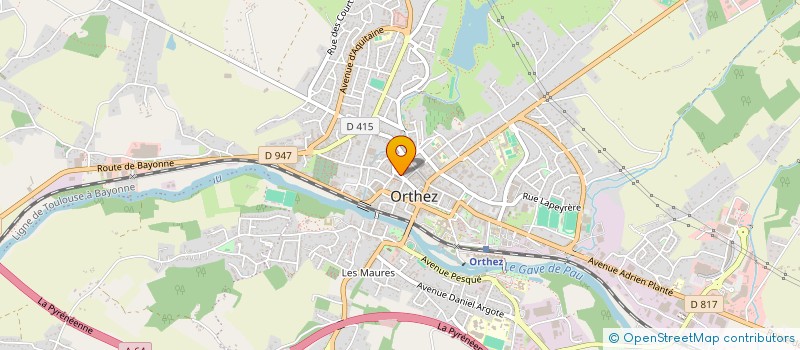 localisation de l'entreprise MADAME MYROSLAVA KIZIMA à ORTHEZ