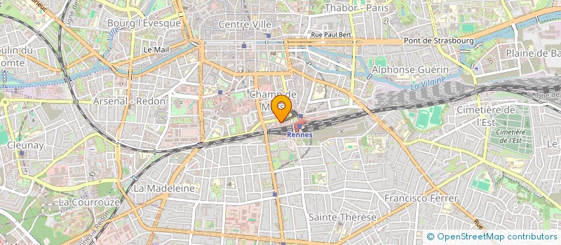 localisation de l'entreprise MADAME MYRTHA DUOGENE  RENNES