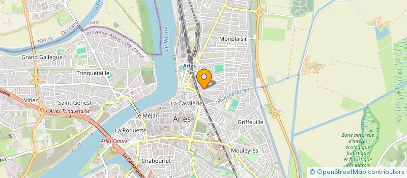 localisation de l'entreprise MADAME MYRTHEA BONNET  ARLES