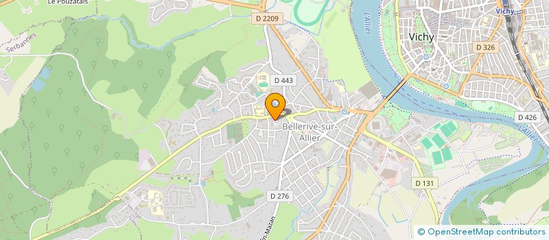 localisation de l'entreprise MADAME MYRTILLE BARRI  BELLERIVE SUR ALLIER