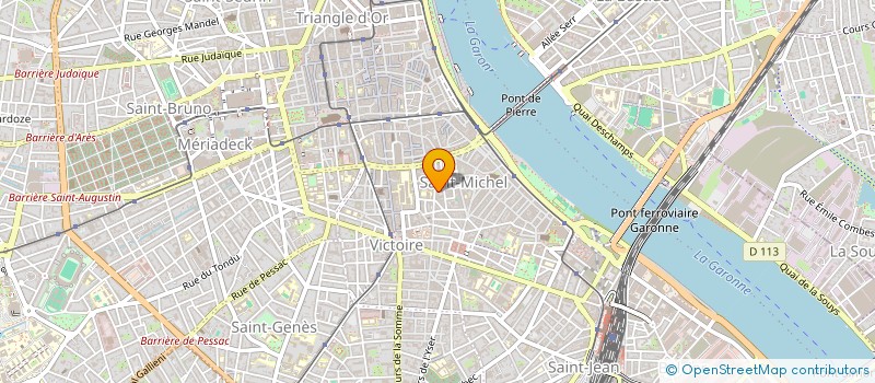 localisation de l'entreprise MADAME MYRTILLE CANTET  BORDEAUX