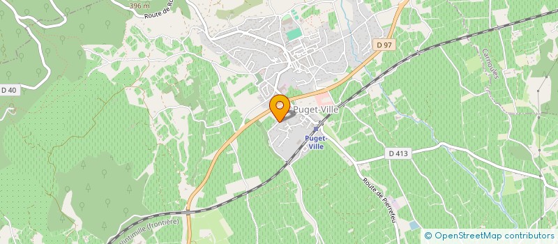 localisation de l'entreprise MADAME MYRTILLE COUGNY  PUGET-VILLE