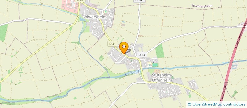 localisation de l'entreprise MADAME MYRTILLE GEORGES  STUTZHEIM-OFFENHEIM