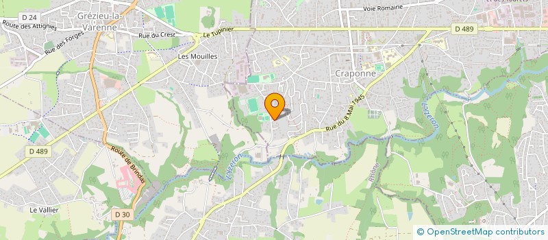 localisation de l'entreprise MADAME MYRTILLE GORREL  CRAPONNE