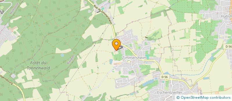 localisation de l'entreprise MADAME MYRTILLE GUTH  ZIMMERSHEIM