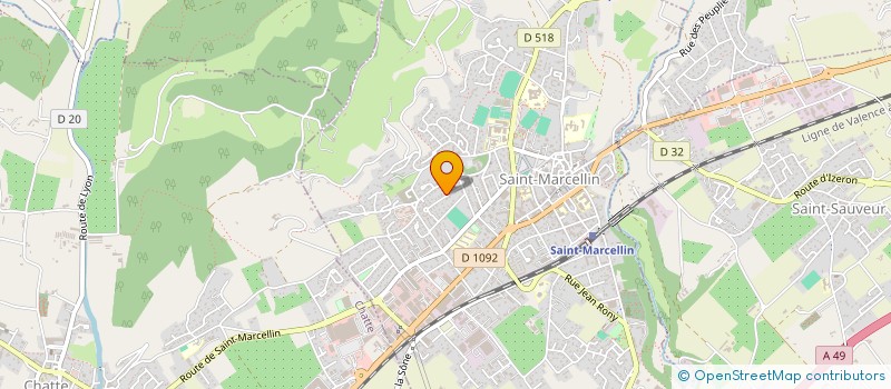 localisation de l'entreprise MADAME MYRTILLE MACIA à SAINT-MARCELLIN