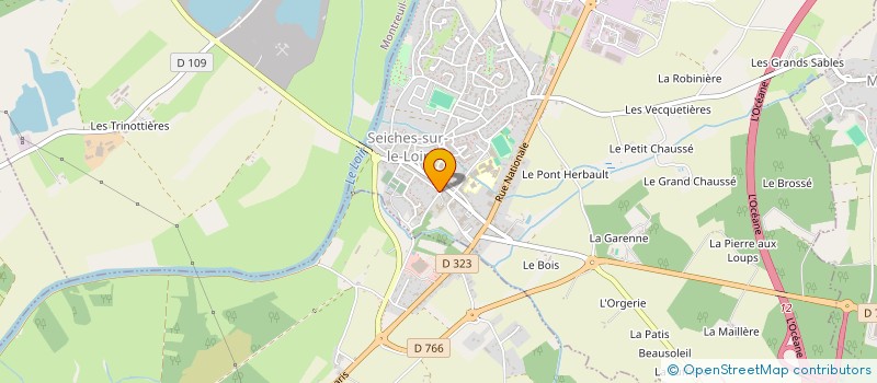 localisation de l'entreprise MADAME MYRTILLE TUSSEAU à SEICHES-SUR-LE-LOIR