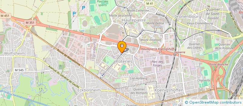 localisation de l'entreprise MADAME MYSLAURE AUGUSTIN à STRASBOURG