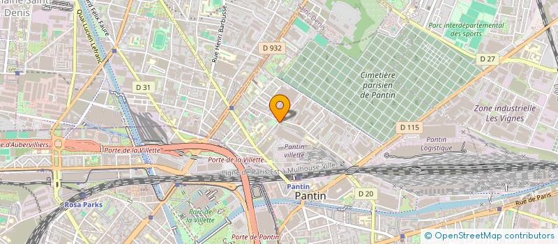 localisation de l'entreprise MADAME MZLIKA CHTEAR BARA à PANTIN