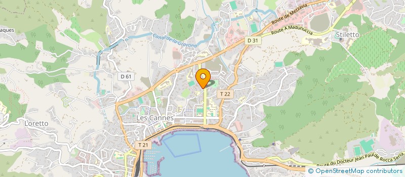 localisation de l'entreprise MADAME N'BIA BEN MOHAMED à AJACCIO