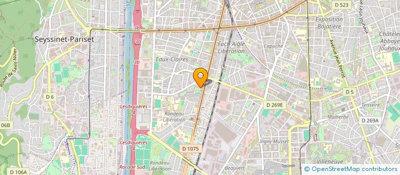 localisation de l'entreprise MADAME N'DENA SOME à GRENOBLE