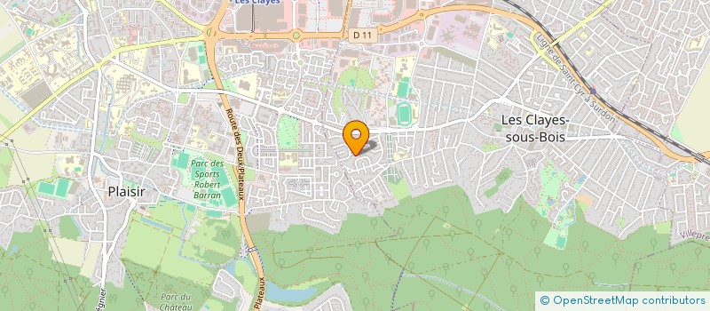 localisation de l'entreprise MADAME N DEY DRAME  LES CLAYES-SOUS-BOIS