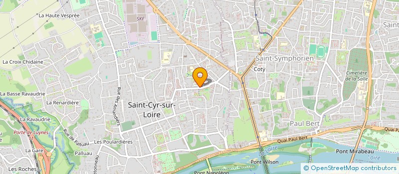 localisation de l'entreprise MADAME N'DEYE FALL  SAINT CYR SUR LOIRE