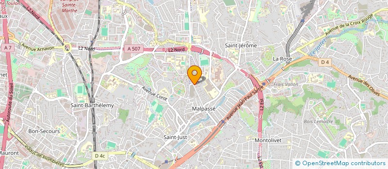 localisation de l'entreprise MADAME N DEYE FAMATA DJIBA à MARSEILLE