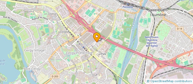 localisation de l'entreprise MADAME N'DEYE M'BAYE  PONTOISE