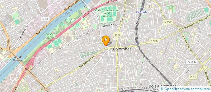 localisation de l'entreprise MADAME N'DEYE TABARA FALL à COLOMBES