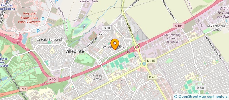localisation de l'entreprise MADAME N DEYELALA SOUMARE à VILLEPINTE