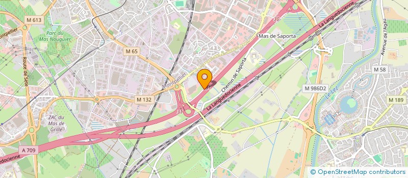 localisation de l'entreprise MADAME N'DRI KOUASSI  FABREGUES