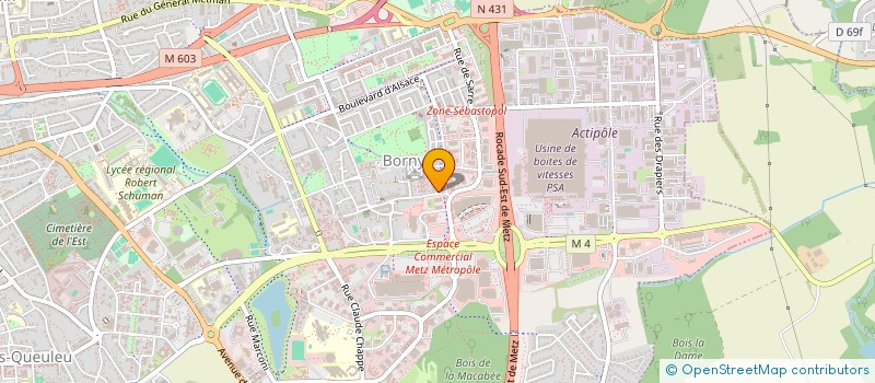 localisation de l'entreprise MADAME N'GORAN KOUAKOU  METZ